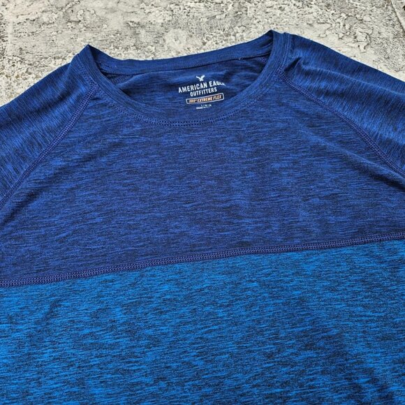 American Eagle Outfitters Men Shirt Athletic Crew Neck Long Sleeve Tee Size L/G - Picture 2 of 10